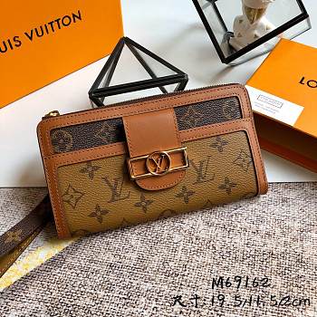 Louis Vuitton Zippy Dauphine M69162 Size 19.5x11x2cm