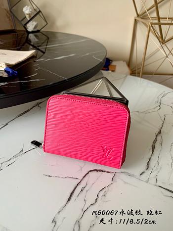 Louis Vuitton Zippy Coin Purse Rose Epi Leather M60067 Size 11x8.5x2cm