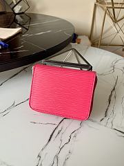 Louis Vuitton Zippy Coin Purse Rose Epi Leather M60067 Size 11x8.5x2cm - 3