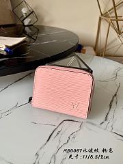 Louis Vuitton Zippy Coin Purse Pink Epi Leather M60067 Size 11x8.5x2cm - 1