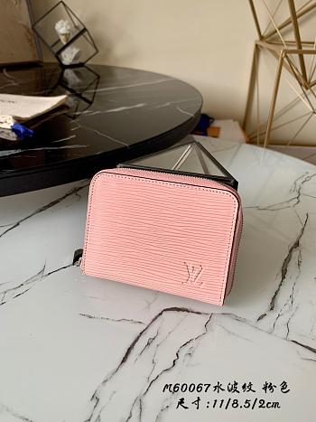 Louis Vuitton Zippy Coin Purse Pink Epi Leather M60067 Size 11x8.5x2cm