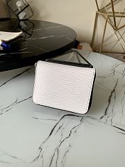 Louis Vuitton Zippy Coin Purse White Epi Leather M60067 Size 11x8.5x2cm - 2