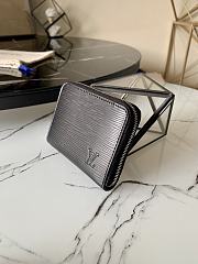 Louis Vuitton Zippy Coin Purse Black Epi Leather M60067 Size 11x8.5x2cm - 2