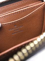 Louis Vuitton Zippy Damier Azur In Brown N63070 Size 11x8.5x2cm - 6