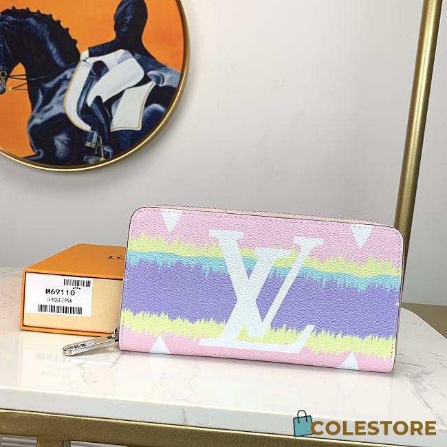 Louis Vuitton Escale Zippy Wallet Pastel Color M69110 Size 19.5x10.5 2.5 cm - 1