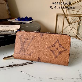 Louis Vuitton Zippy Wallet M69353 Size 19x10.5cm
