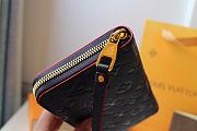 Louis Vuitton Zippy Wallet Monogram Marine Rouge Empreinte Leather M61864 Size 19x10.5x2.5cm - 6