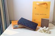 Louis Vuitton Zippy Wallet Monogram Marine Rouge Empreinte Leather M61864 Size 19x10.5x2.5cm - 4