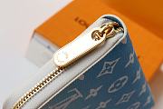Louis Vuitton Escale Zippy Wallet Blue M80361 Size 19.5x10.5 2.5 cm - 4