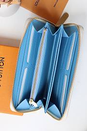 Louis Vuitton Escale Zippy Wallet Blue M80361 Size 19.5x10.5 2.5 cm - 6