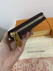 Louis Vuitton Zippy Wallet Brown Damier Leather M42616 Size 19x10cm - 2