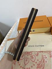 Louis Vuitton Zippy Wallet Brown Damier Leather M42616 Size 19x10cm - 3