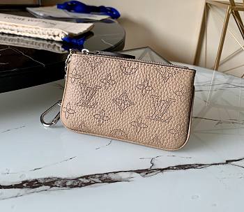 Louis Vuitton Key Pouch Mahina Leather M69508 Size 13.8X9X1.5cm