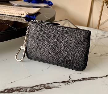 Louis Vuitton Key Pouch In Black M69508 Size 13.8X9X1.5cm