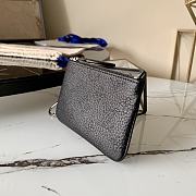 Louis Vuitton Key Pouch In Black M69508 Size 13.8X9X1.5cm - 5
