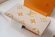 Louis Vuitton Zipper Wallet Saffron Yellow M80402 Size 19.5x10.5x 2.5cm - 2