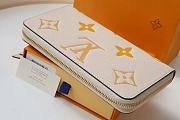Louis Vuitton Zipper Wallet Saffron Yellow M80402 Size 19.5x10.5x 2.5cm - 4
