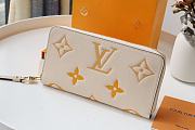 Louis Vuitton Zipper Wallet Saffron Yellow M80402 Size 19.5x10.5x 2.5cm - 6