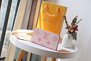 Louis Vuitton Zipper Wallet Rose Bud Pink M80402 Size 19.5x10.5x 2.5cm - 1