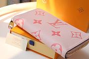 Louis Vuitton Zipper Wallet Rose Bud Pink M80402 Size 19.5x10.5x 2.5cm - 2