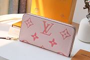 Louis Vuitton Zipper Wallet Rose Bud Pink M80402 Size 19.5x10.5x 2.5cm - 3