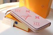 Louis Vuitton Zipper Wallet Rose Bud Pink M80402 Size 19.5x10.5x 2.5cm - 5