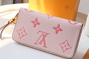Louis Vuitton Zipper Wallet Rose Bud Pink M80402 Size 19.5x10.5x 2.5cm - 6