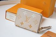 Louis Vuitton Zippy Coin Purse Yellow Monogram Empreinte Leather M80408 Size 11x8.5x2cm - 6