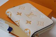 Louis Vuitton Zippy Coin Purse Yellow Monogram Empreinte Leather M80408 Size 11x8.5x2cm - 2