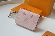 Louis Vuitton Zippy Coin Purse Pink Monogram Empreinte Leather M80408 Size 11x8.5x2cm - 4