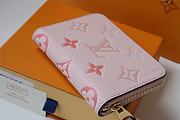 Louis Vuitton Zippy Coin Purse Pink Monogram Empreinte Leather M80408 Size 11x8.5x2cm - 5