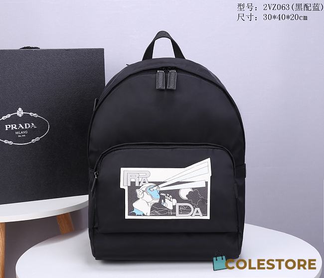 Prada Monkey Backpack 2VZ063 Size 30x40x20cm - 1