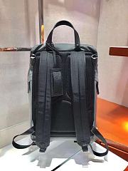 Prada Saffiano Backpack In Grey 2VZ135 Size 27x45x17cm - 3
