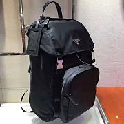 Prada Saffiano In Black 2VZ135 Size 17x45x17cm - 5