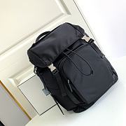 Prada Saffiano Backpack In Black 2VZ135 Size 27x45x17cm - 1