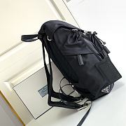 Prada Saffiano Backpack In Black 2VZ135 Size 27x45x17cm - 5