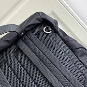 Prada Saffiano Backpack In Black 2VZ135 Size 27x45x17cm - 2