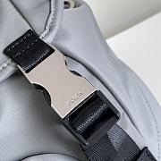 Prada Saffiano Backpack Grey 2VZ135 - 3