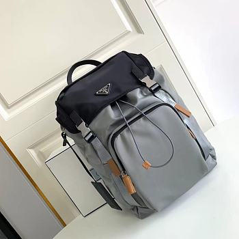 Prada Backpack Black & Grey 2VZ135 45cm