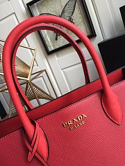 Prada Saffiano Leather In Red Bag PR153 Size 33.5x24x9cm - 2