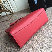 Prada Saffiano Leather In Red Bag PR153 Size 33.5x24x9cm - 6