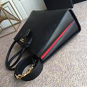 Prada Saffiano Leather In Black Bag PR153 Size 33.5x24x9cm - 3