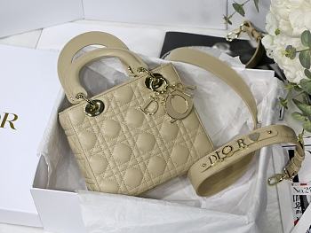 Lady Dior My ABC Blush Cannage Lambskin M0538 Size 20cm