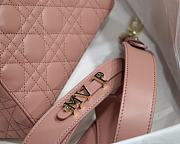 Lady Dior My ABC Blush Cannage Lambskin In Pink M0538 Size 20cm - 6