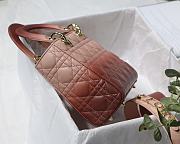 Lady Dior My ABC Light Pink Gradient Cannage Lambskin M0538 Size 20cm - 6