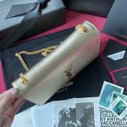 YSL Metallic Kate Shoulder Bag 46939 Size: 24x14.5x5cm - 4