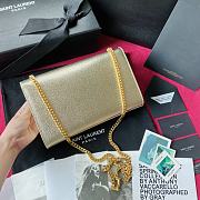 YSL Metallic Kate Shoulder Bag 46939 Size: 24x14.5x5cm - 2