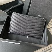 YSL Monogram Quilted Clutch Size 23x13x1cm - 4