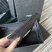 YSL Monogram Quilted Clutch In Silver Size 23x13x1cm - 2