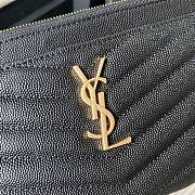 YSL Monogram Quilted Clutch Gold Size 23x13x1cm - 6